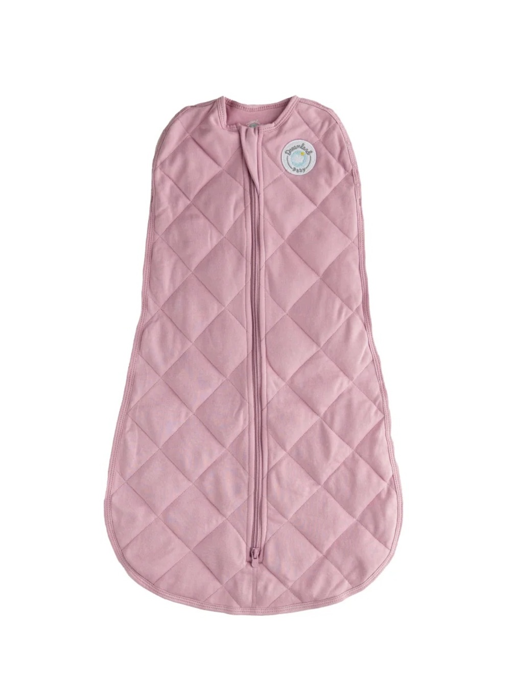 Dream Weighted Sleep Swaddle - Misty Mauve color - Front Zipper
